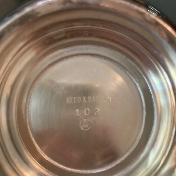 Reed & Barton silver enamel dish - Picture 4 of 4